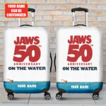 Personalized Jaws Luggage Cover - TANTN 12543