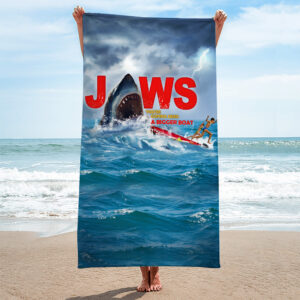 Jaws Rectangle Beach Towel - MAITM 11474