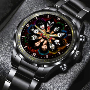 KISS Black Stainless Steel Watch - GNE 986