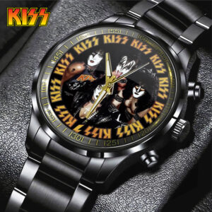 KISS Black Stainless Steel Watch - GNE 1604