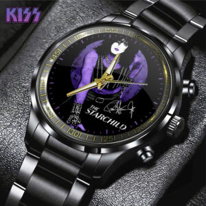 KISS Black Stainless Steel Watch - GNE 2875