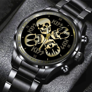 KISS Black Stainless Steel Watch - GNE 578