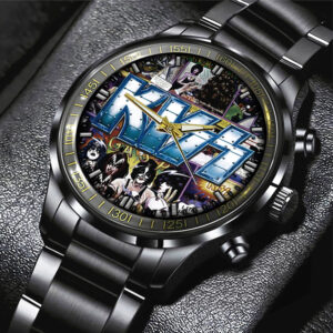 KISS Black Stainless Steel Watch - GNE 651