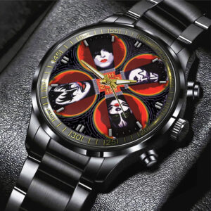 KISS Black Stainless Steel Watch - GNE 652
