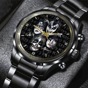 KISS Black Stainless Steel Watch - GNE 672