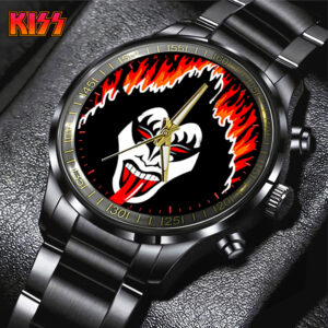KISS Black Stainless Steel Watch - GNE 714