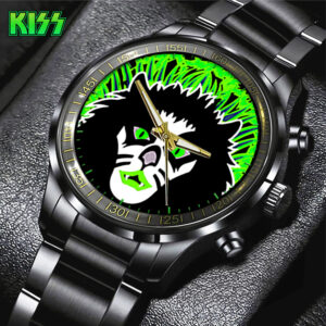 KISS Black Stainless Steel Watch - GNE 715