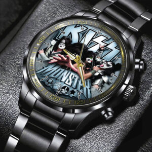 KISS Black Stainless Steel Watch - HOATT 4662
