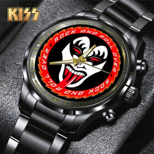 KISS Black Stainless Steel Watch - TANTN 7770