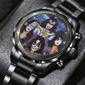 KISS Black Stainless Steel Watch - MAITM 7067