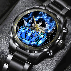 KISS Black Stainless Steel Watch - MAITM 7460