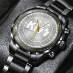 KISS Black Stainless Steel Watch - TANTN 6112