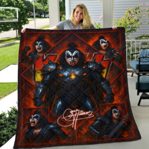 KISS Quilt Blanket - GNE NEW243