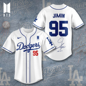 Los Angeles Dodgers x BTS Jimin 2025 Baseball Jersey - TANTN15642