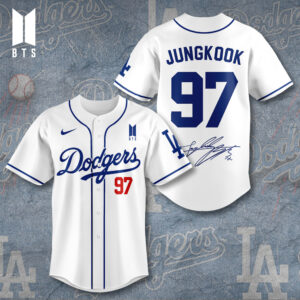 Los Angeles Dodgers x BTS Jungkook 2025 Baseball Jersey - TANTN15643