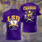 LSU Tigers Baseball 2025 National Champions 3D Apparel – TANTN 13922