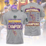 LSU Tigers Baseball 2025 National Champions 3D Apparel – TANTN 13917