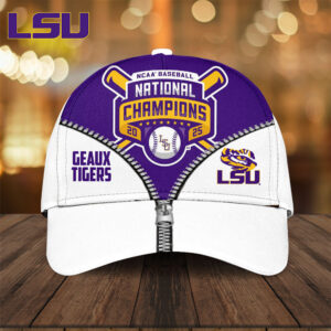 LSU Tigers Baseball 2025 National Champions Classic Cap - TANTN 14597