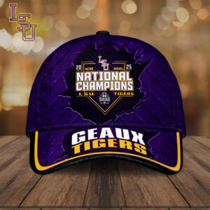 LSU Tigers Baseball 2025 National Champions Classic Cap - MAITM 11764