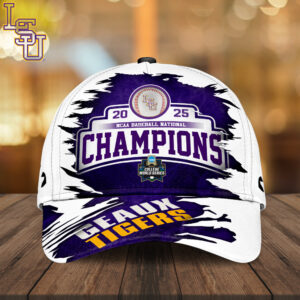 LSU Tigers Baseball 2025 National Champions Classic Cap - MAITM 11799