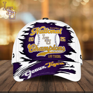 LSU Tigers Baseball 2025 National Champions Classic Cap - MAITM 11812