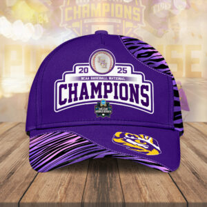 LSU Tigers Baseball 2025 National Champions Classic Cap - MAITM 11886