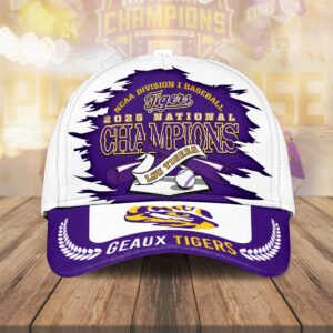 LSU Tigers Baseball 2025 National Champions Classic Cap - MAITM 11896