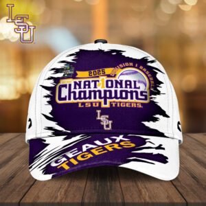 LSU Tigers Baseball 2025 National Champions Classic Cap - MAITM 11909