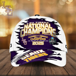 LSU Tigers Baseball 2025 National Champions Classic Cap - MAITM 11921