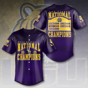 LSU Tigers Baseball Baseball Jersey - HOATT 11369