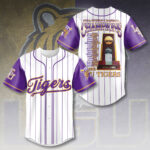 LSU Tigers Baseball Baseball Jersey – HOATT 11485