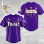 LSU Tigers Baseball Baseball Jersey – MAITM 11760