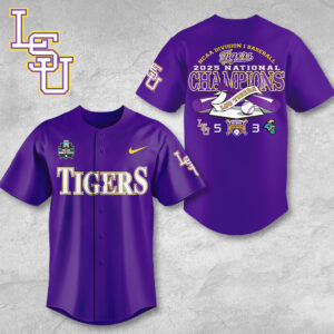 LSU Tigers Baseball Baseball Jersey - MAITM 11782