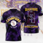 LSU Tigers Baseball 2025 National Champions 3D Apparel – MAITM 11831