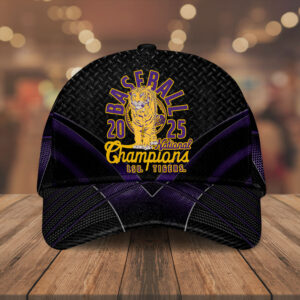 LSU Tigers Baseball 2025 National Champions Classic Cap - HOATT 11496