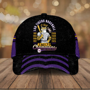 LSU Tigers Baseball 2025 National Champions Classic Cap - HOATT 11553