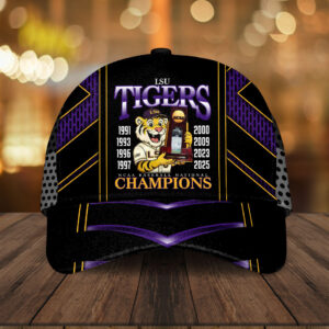 LSU Tigers Baseball 2025 National Champions Classic Cap - HOATT 11556