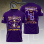 LSU Tigers Baseball 2025 National Champions 3D Apparel – HOATT 11490