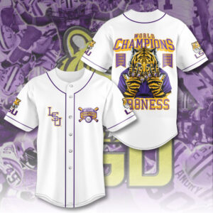 LSU Tigers Baseball Baseball Jersey - HOATT 11382