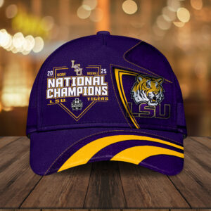 LSU Tigers Baseball 2025 National Champions Classic Cap - HOATT 11350