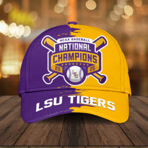 LSU Tigers Baseball 2025 National Champions Classic Cap - HOATT 11351