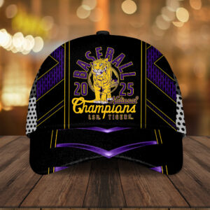 LSU Tigers Baseball 2025 National Champions Classic Cap - HOATT 11354