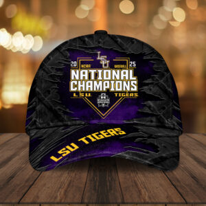 LSU Tigers Baseball 2025 National Champions Classic Cap - HOATT 11365