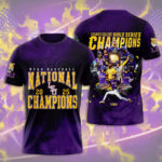 LSU Tigers Baseball 2025 National Champions 3D Apparel – HOATT 11366
