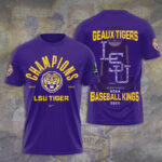 LSU Tigers Baseball 2025 National Champions 3D Apparel – TANTN 13945