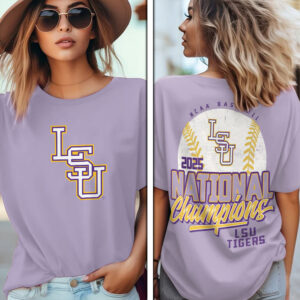LSU Tigers Baseball 2025 National Champions 3D Apparel - GNE 3847