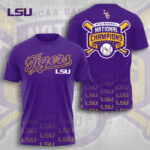 LSU Tigers Baseball 2025 National Champions 3D Apparel – GNE 3907
