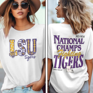 LSU Tigers Baseball 2025 National Champions 3D Apparel - GNE 3914