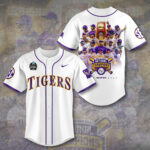 LSU Tigers Baseball Baseball Jersey – TANTN 13890