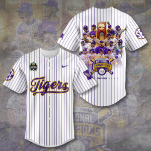 LSU Tigers Baseball Baseball Jersey - TANTN 13891